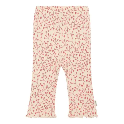 Minymo Leggings Aop Rib - Cream - 56