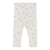 Minymo Leggings Aop Rib - White - 92