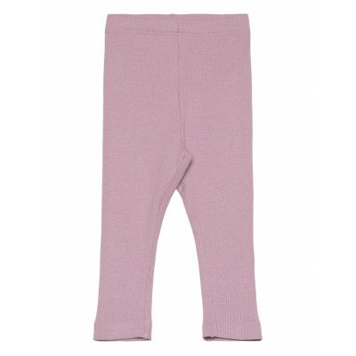 Minymo Leggings Rib Lila
