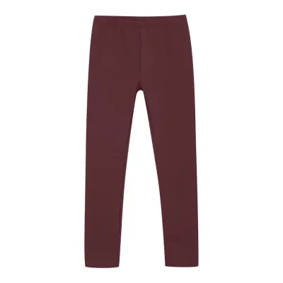 Minymo Leggings Sweat - Burgundy - 122