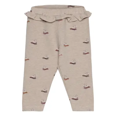 Minymo Pants Aop Sweat - Beige - 68