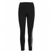 Mirrored Logo Legging Leggings Svart Calvin Klein Jeans