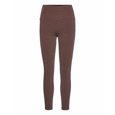 Mk Dot Highwst Legging Leggings Brun Michael Kors