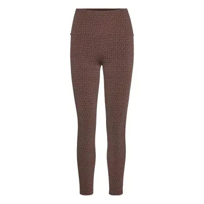 Mk Dot Highwst Legging Leggings Brun Michael Kors
