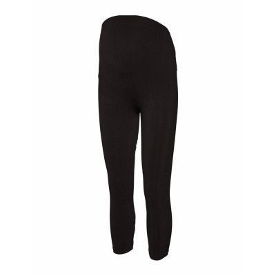 Mlamiya Support 7/8 Leggings A. Bottoms Leggings Black Mamalicious