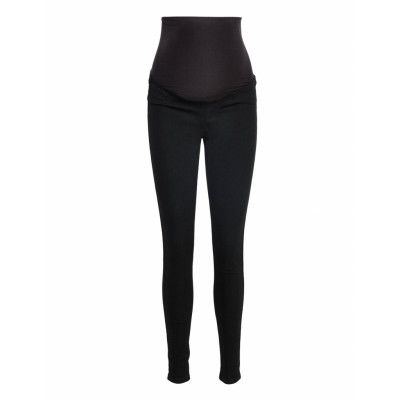Mlamy Skinny Black Jeggings V. Skinny Jeans Svart Mamalicious