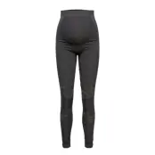 Mldelta Seamless Active Tights A. Leggings Svart Mamalicious