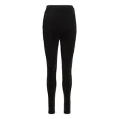 Mlglittery Jersey Leggings Leggings Svart Mamalicious