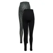 Mljamy Jersey Leggings 2-Pack Bottoms Leggings Black Mamalicious