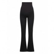 Mlluna Jrs Pintuck Flare Pant A. Leggings Svart Mamalicious