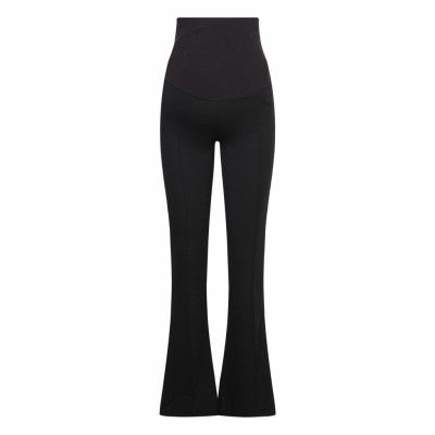 Mlluna Jrs Pintuck Flare Pant A. Leggings Svart Mamalicious