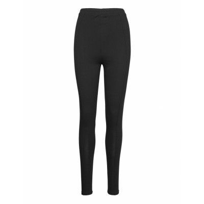 Mlnew Mira Pintuck Jersey Legging Leggings Svart Mamalicious
