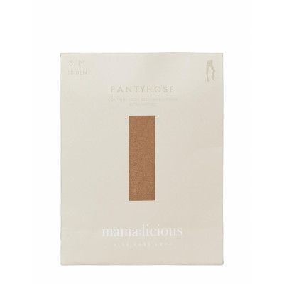 Mlsabrina Support Pantyhose 2-P A. Lingerie Pantyhose & Leggings Brun Mamalicious