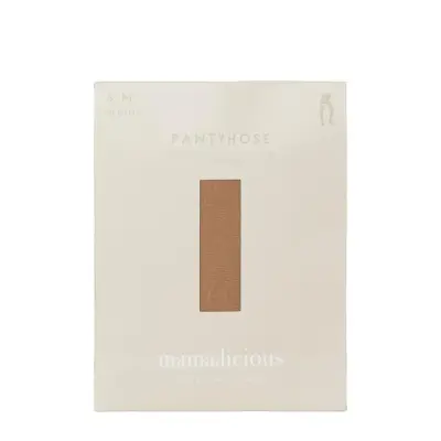 Mlsabrina Support Pantyhose 2-P A. Lingerie Pantyhose & Leggings Brun Mamalicious