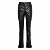 Gina Tricot Mollie Slit Trousers Svart