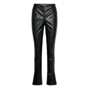 Gina Tricot Mollie Slit Trousers Svart