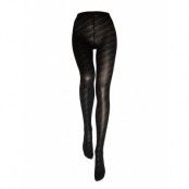 Monogram Jacquard Tights Lingerie Pantyhose & Leggings Svart Wolford