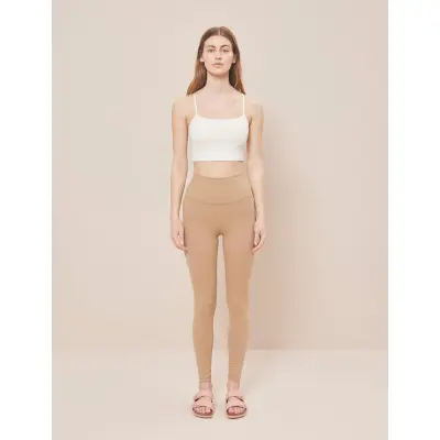Moonchild Yoga Wear Lunar Luxe Bra Top - Cream - XS