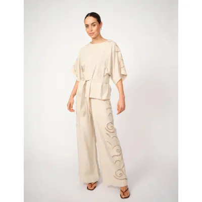 MOS MOSH Mmseecee Sobia Pant - Beige - S Regular