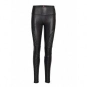 Moto Bottoms Leggings Svart Spanx