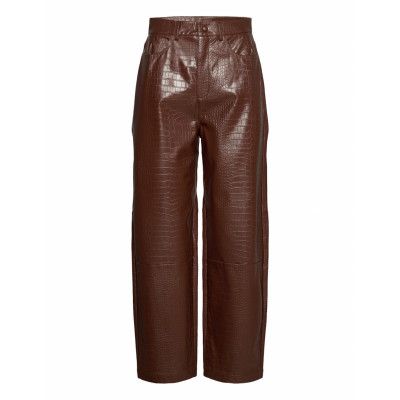 Myla Trousers 13102 Trousers Leather Leggings/Byxor Brun Samsøe Samsøe