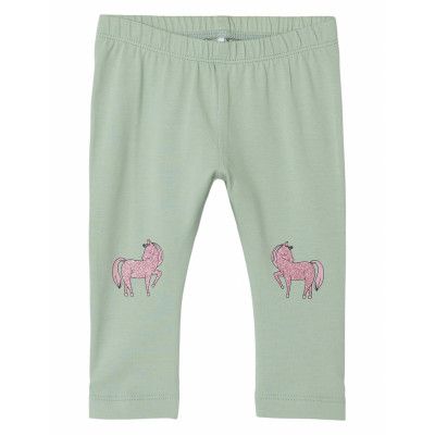 Name It Nbfjennia Capri Legging Grön