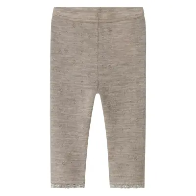 Name It Nbfwang Wool Needle Legging Solid Noos Beige
