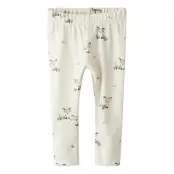 name it Nbmniku Xsl Legging - Cream - 74