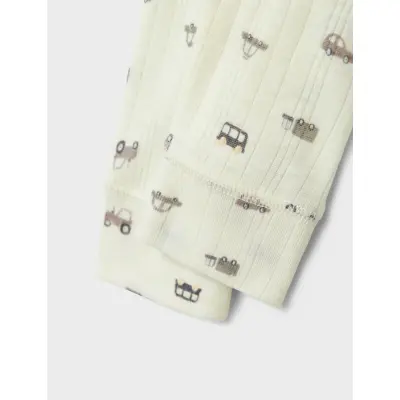 name it Nbmwang Wool Needle Longjohn Noos - Cream - 80