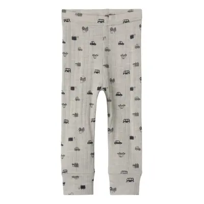 Name It Nbmwang Wool Needle Longjohn Noos Grå