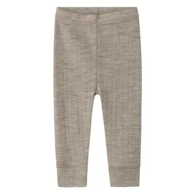 Name It Nbmwang Wool Needle Longjohn Solid Noos Beige