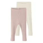 Name It Nbnkab 2P Legging Noos Rosa