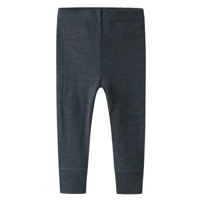 name it Nbnwax Wool Rib Legging Noos - Navy - 68