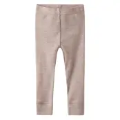Name It Nbnwax Wool Rib Legging Noos Rosa
