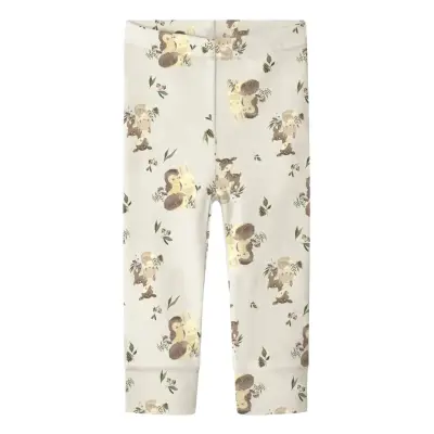 name it Nbnwillu Wool Legging - Cream - 80