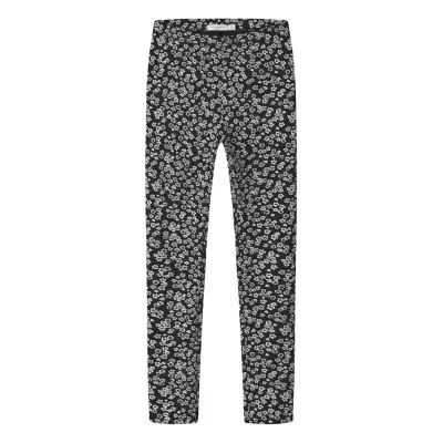 name it Nkfdavina Aop Swe Legging Bru - Black - 116