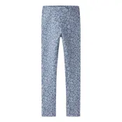 name it Nkfdavina Aop Swe Legging Bru - Blue - 128