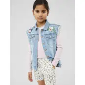 name it Nkfkab Ls Slim Top Noos - Purple - 146/152