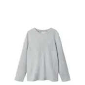 name it Nkfrikka Ls Rlx Top - Grey - 116