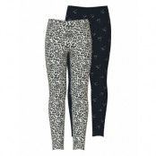 Name It Nkfvivian 2P Aop Legging Grå