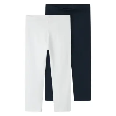 name it Nkfvivian 2P Capri Legging F Noos - White - 110-116