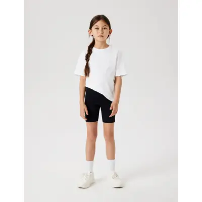 name it Nkfvivian 2P Solid Short Legging Noos - Black - 86-92