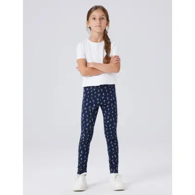 name it Nkfvivian Aop Legging Noos - Blue - 122