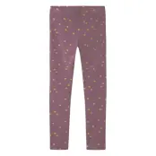 name it Nkfvivian Glitter Legging - Purple - 164