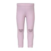 name it Nmfdavina Aop Swe Legging Bru - Pink - 98