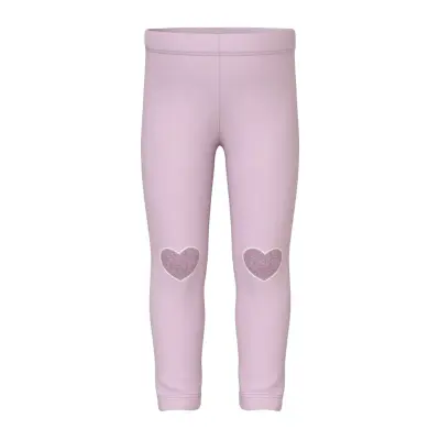 name it Nmfdavina Aop Swe Legging Bru - Pink - 98