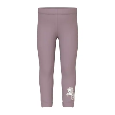 name it Nmfdavina Aop Swe Legging Bru - Purple - 86