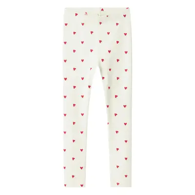 name it Nmfdheart Xsl Legging - White - 92
