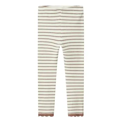 name it Nmfnette Slim Legging - Cream - 116