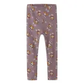 name it Nmfsanina Paw Legging Cplg - Purple - 104